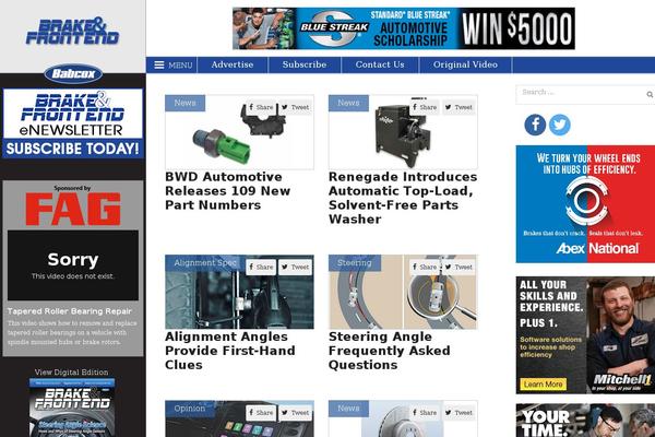 brakeandfrontend.com site used Babcox-brand-theme-child