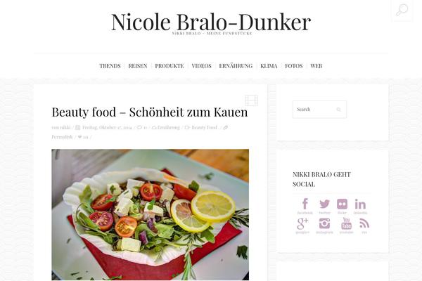 BuzzBlog theme site design template sample