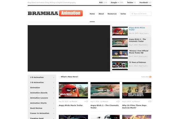 VideoPro theme site design template sample