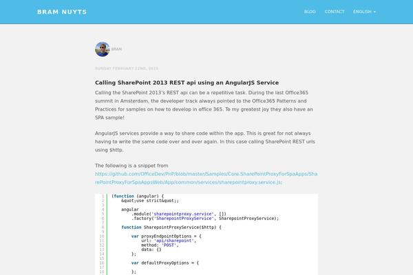 Site using AGP Font Awesome Collection plugin