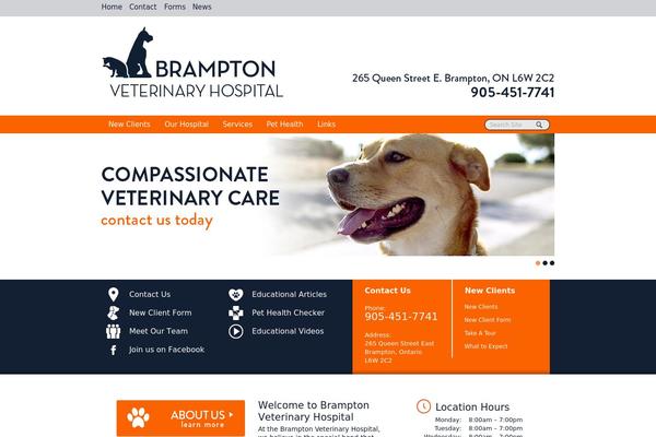 bramptonvethospital.com site used Lifelearn9