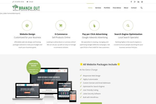Velocity-child theme site design template sample