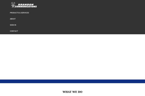 The7 Child theme site design template sample