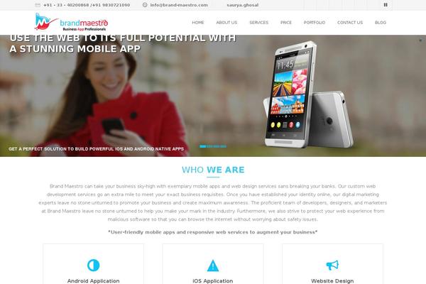 Emulate theme site design template sample