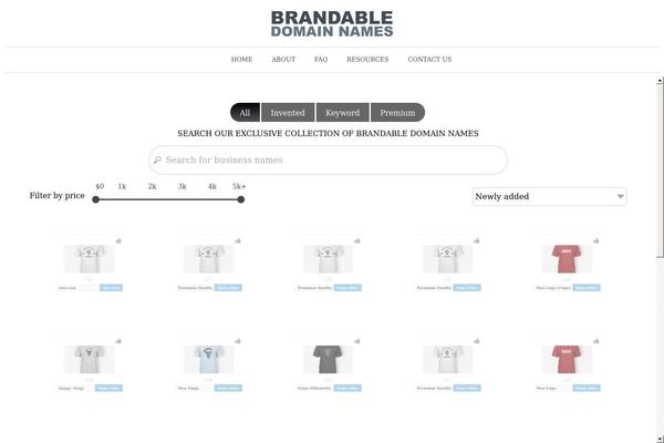 BUCKET theme site design template sample