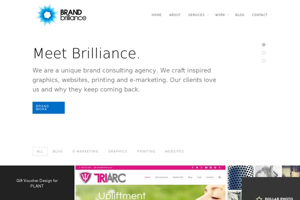GridStack theme site design template sample