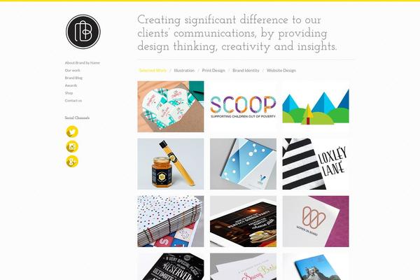 Ephemeris theme site design template sample