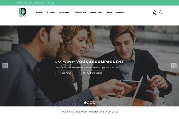 Mr. Tailor theme site design template sample