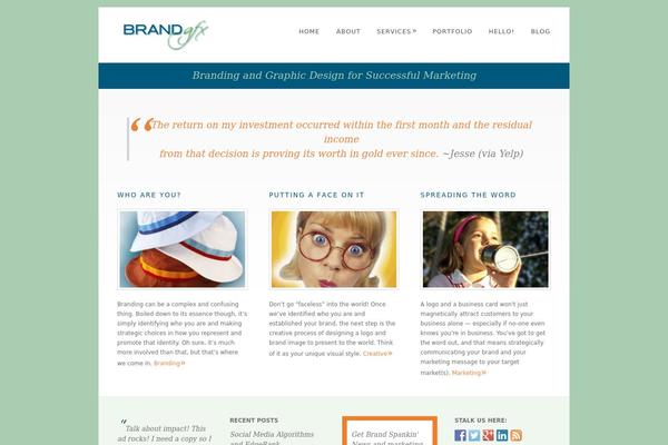 brandgfx.com site used Dandelion-child