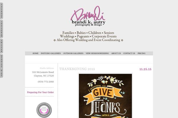 Prophoto4 theme site design template sample