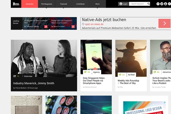 Site using Ultimate Ads Manager plugin