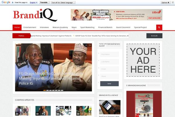Site using AeroLeads Contact Us Details plugin