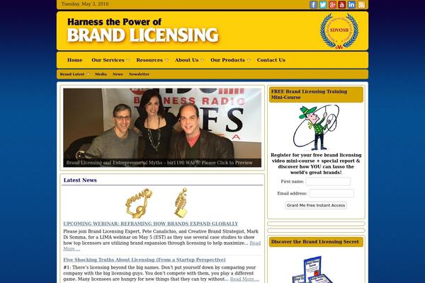 brandlicensingexpert.com site used Themetoolbox