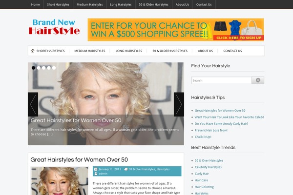BlogsTrend theme site design template sample