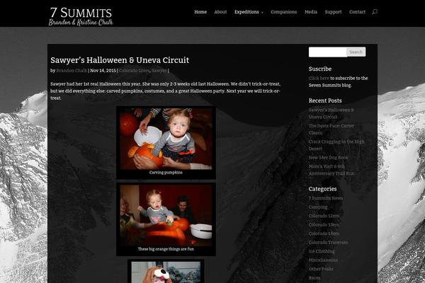 Divi theme site design template sample