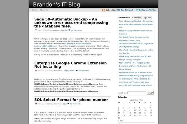 iTech theme site design template sample