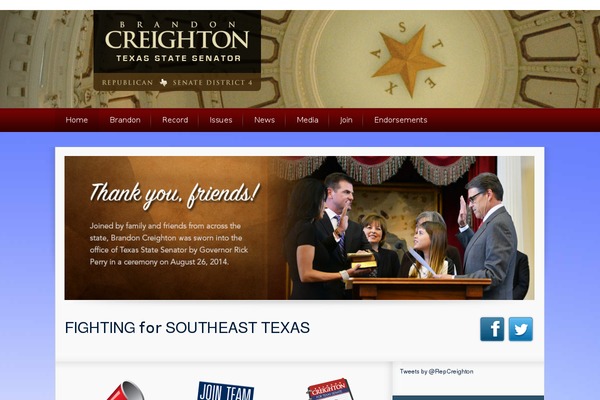 brandoncreighton.com site used The-cause
