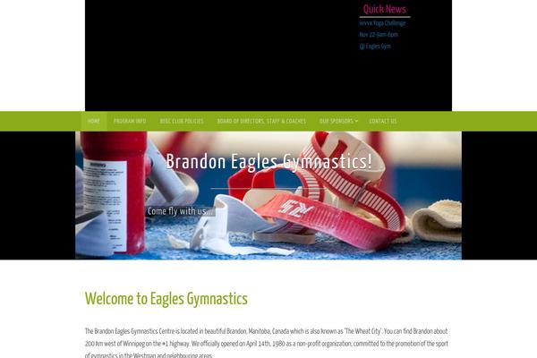 Nirvana theme site design template sample