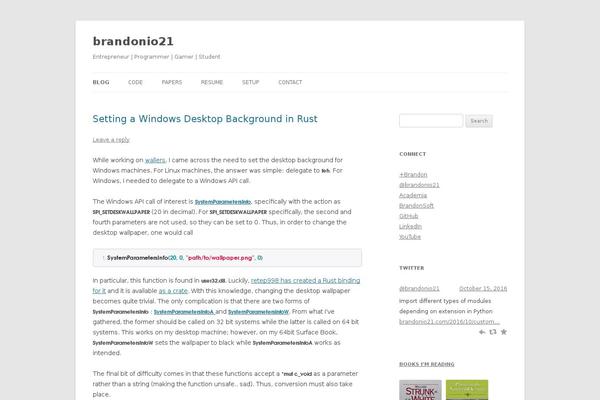 Site using Kebo Twitter Feed plugin
