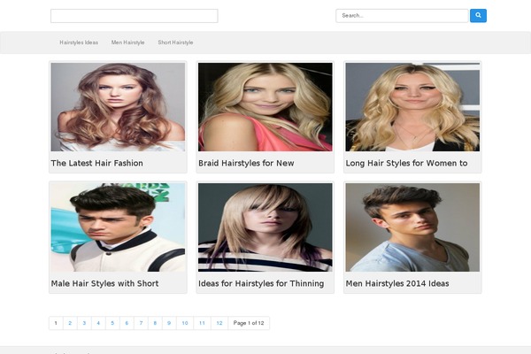 MenHe theme site design template sample