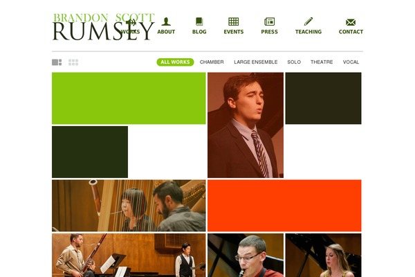 Daisho theme site design template sample