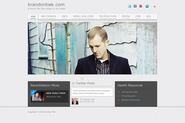 Balance theme site design template sample