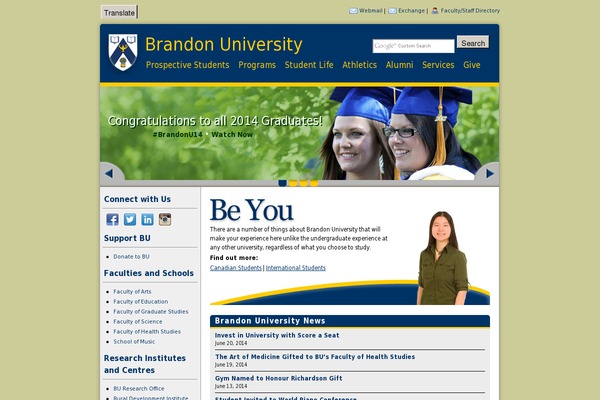 brandonu.ca site used Bu-skel-2014