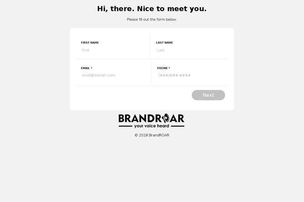 brandroar.com site used The-bridge-platform