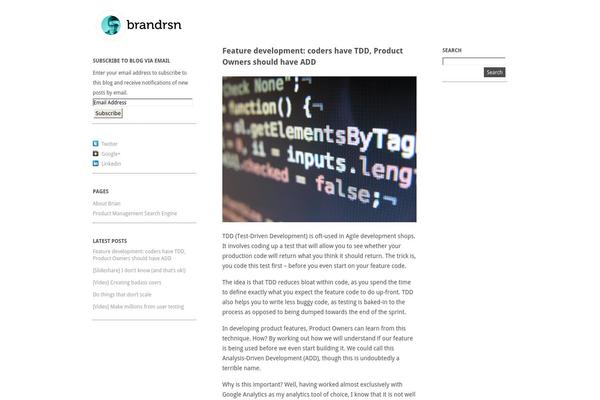 Ari theme site design template sample