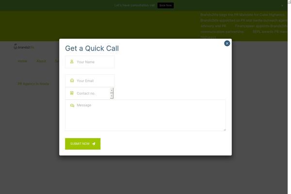 Site using myStickyElements plugin