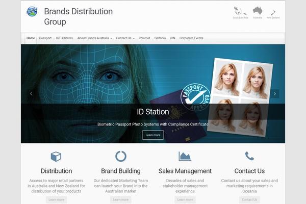 evolve theme site design template sample