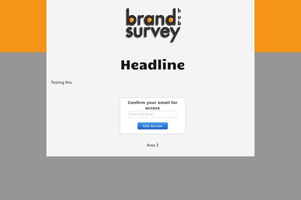 brandsurveyhub.com site used Ulps