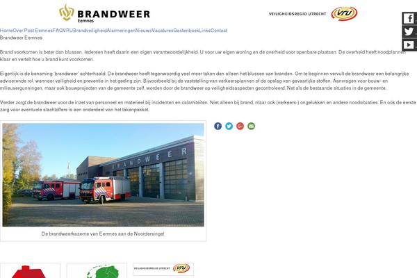 Site using WP Sticky Social plugin