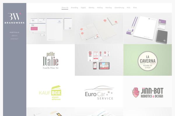 brandwerk.ch site used Alona-theme