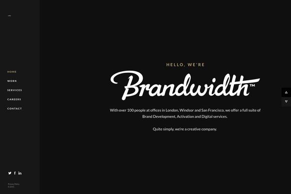 brandwidth theme websites examples