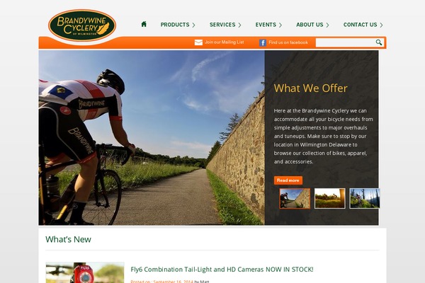 brandywinecyclery.com site used Bwc