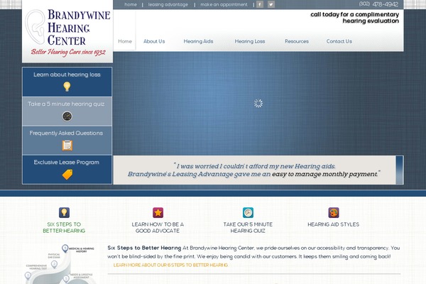 brandywinehearing.com site used Brandywine