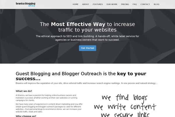 branica.com site used Crossway_onepage