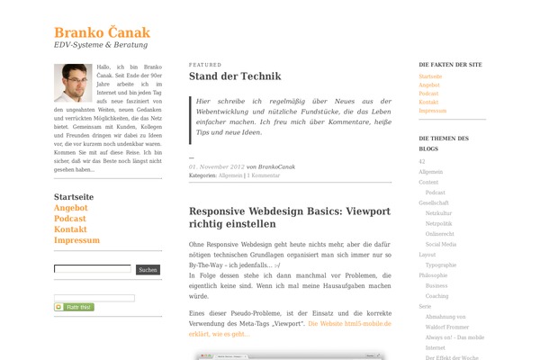 Ari theme site design template sample