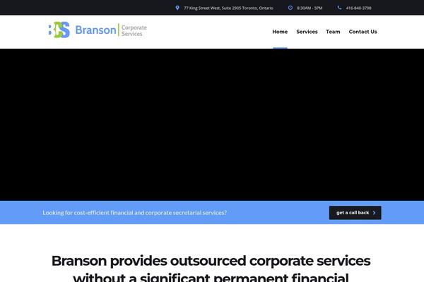 Consulting theme site design template sample