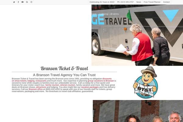 Salient theme site design template sample