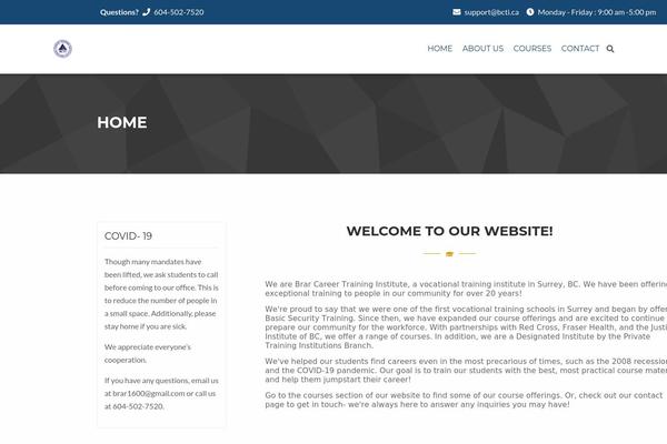 Education theme site design template sample