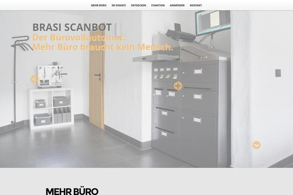 Scroller theme site design template sample