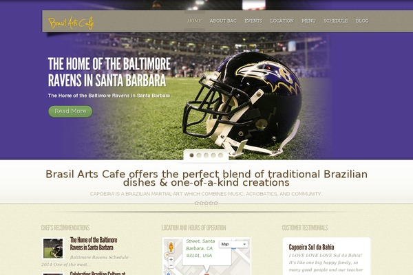 MyCuisine theme site design template sample