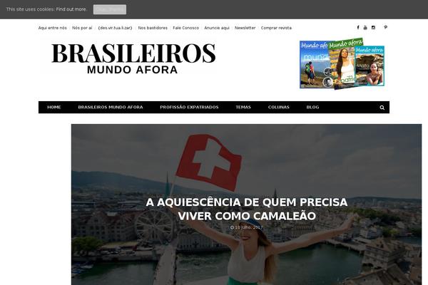 Barcelona theme site design template sample