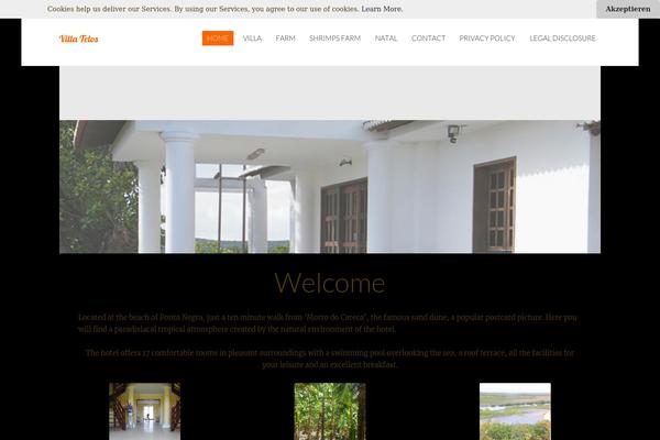 Megalith theme site design template sample