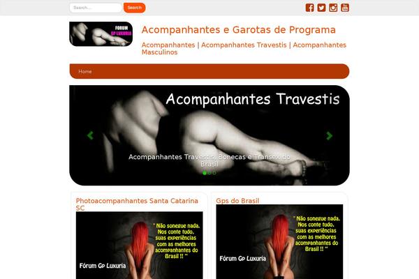 IAMSocial theme site design template sample
