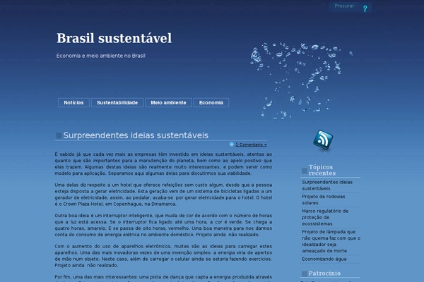 brasilsustentavel.org.br site used Posterity