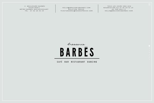 brasseriebarbes.com site used Barbes