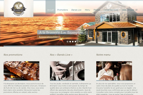White Rock theme site design template sample